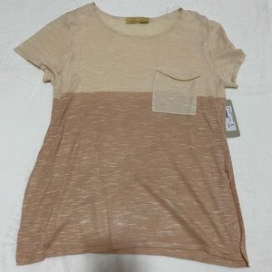 NWT colorblock Lizard Thicket blouse